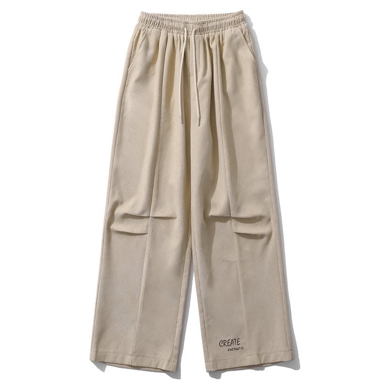 Embroidery Casual Cotton pants