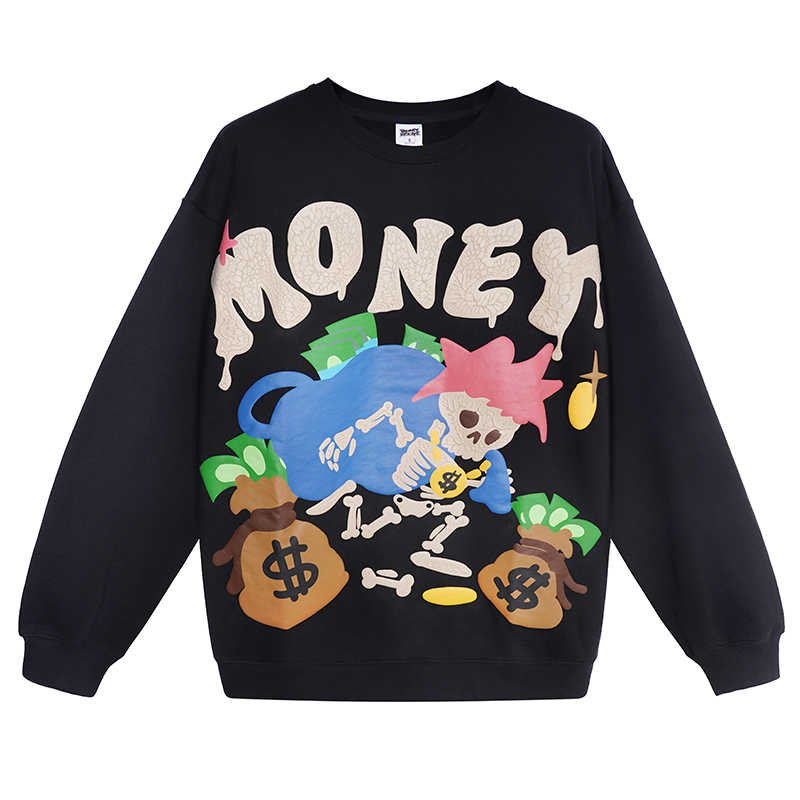puff print sweatshirt