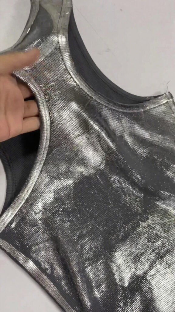 foil print clothing